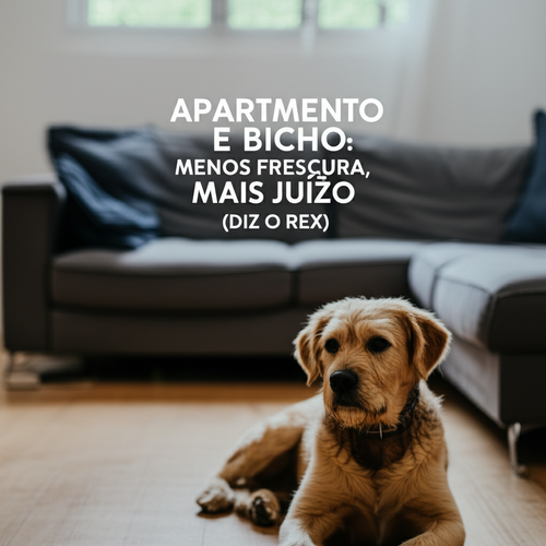Apartamento E Bicho: Menos Frescura, Mais Juízo (Diz O Rex)